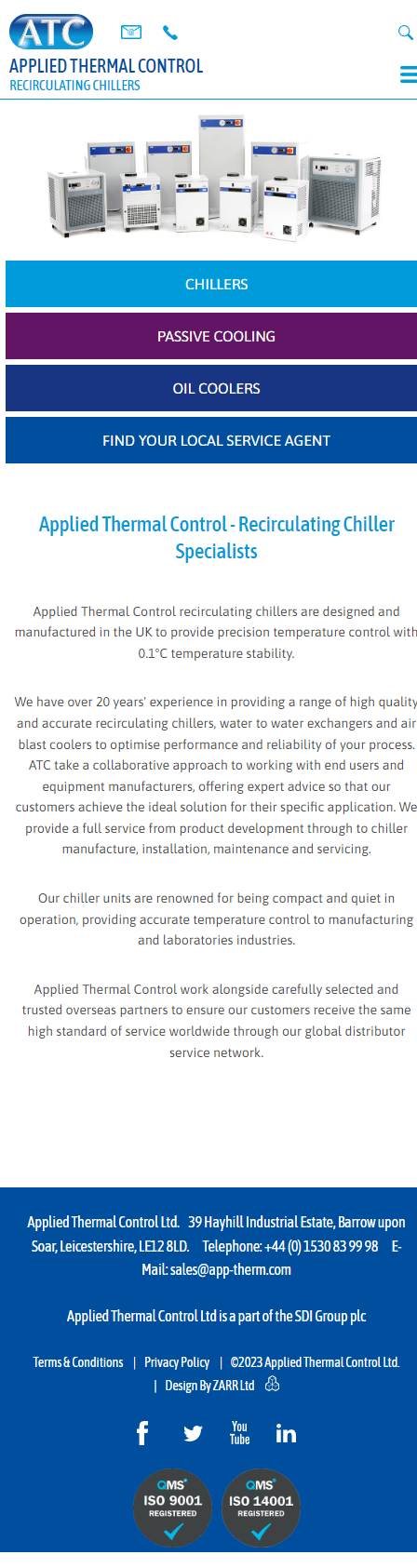 Applied Thermal Control Mobile Preview