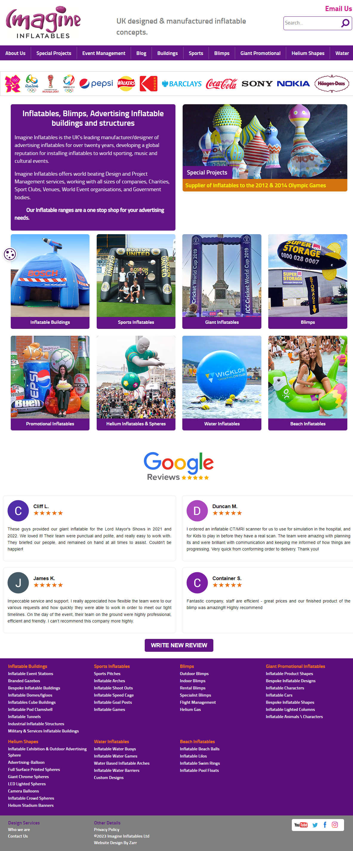 Imagine Inflatables Desktop Preview