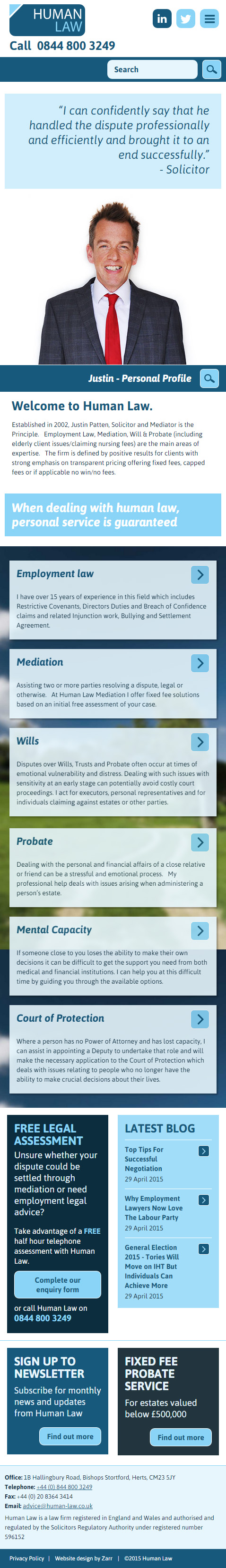 Human Law Mobile Preview