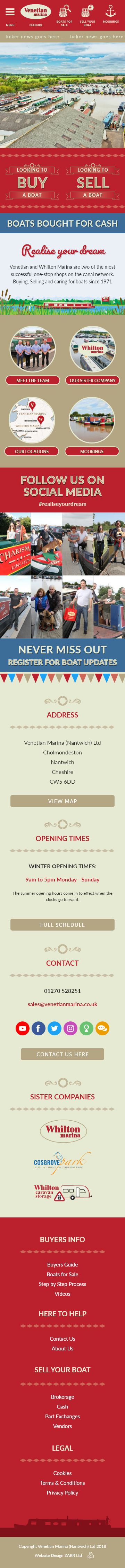 Venetian Marina Mobile Preview